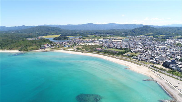 京丹後市・浜辺の風景