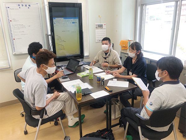 伴奏支援の様子