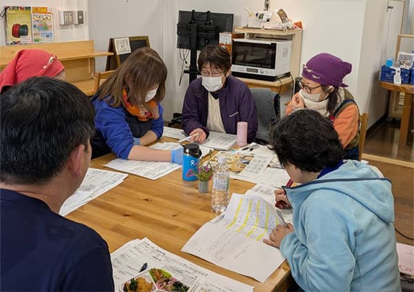 部門会議の様子